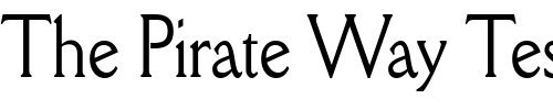 Font : Rory-Condensed-Normal 2 Custom Text : The Pirate Way Test your own text here Click to download or to view this font on a tshirt that can be custom printed in Bali